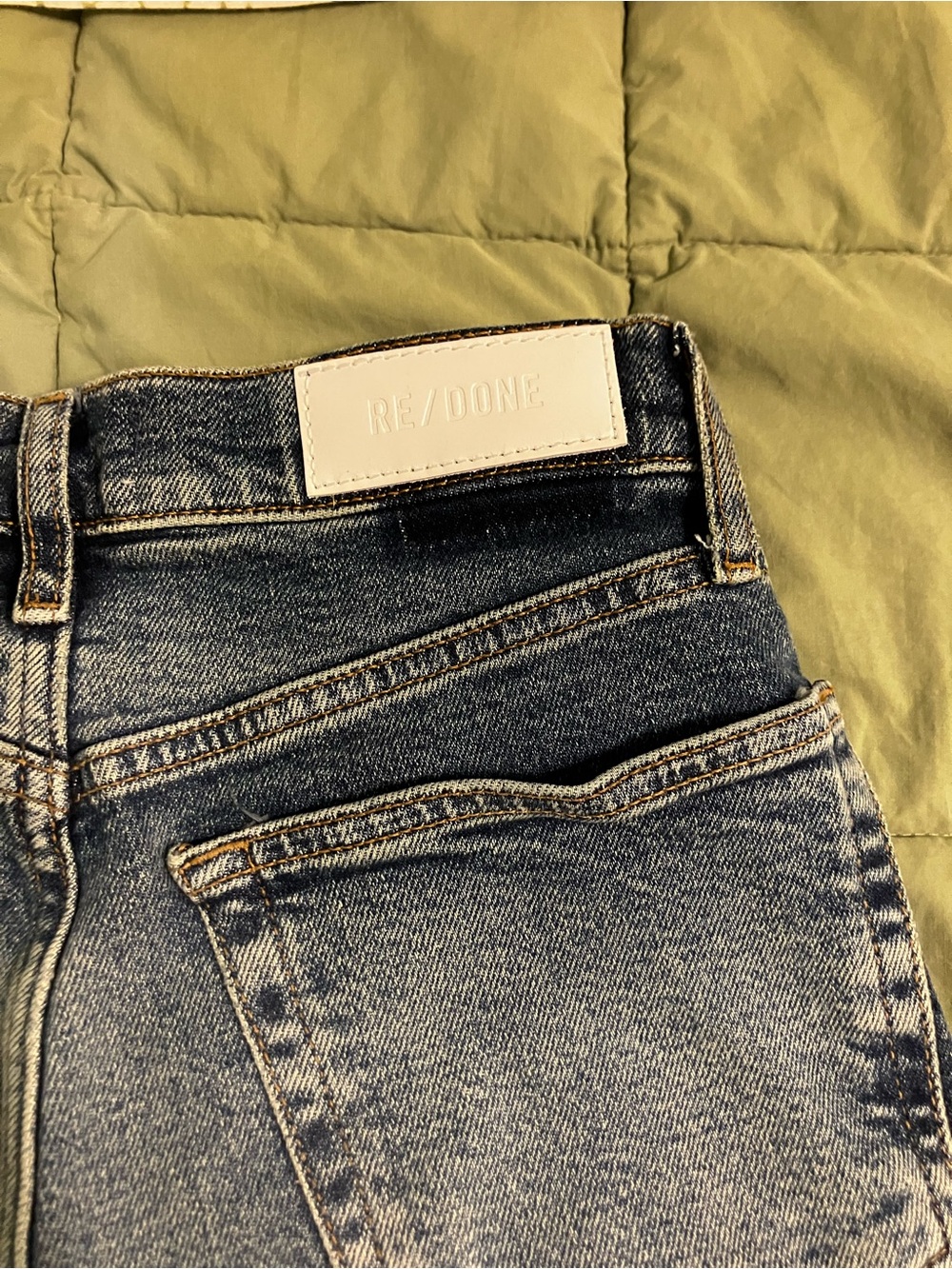 RE/DONE Women’s Blue  High Rise Wide Leg Jeans - Size 27 - Picture 6 of 7